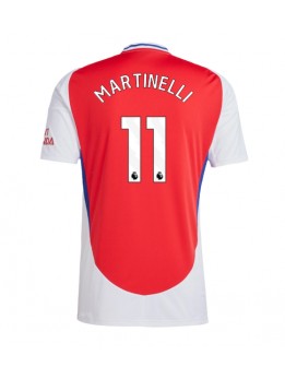 Muži Futbalové oblečenie Arsenal Gabriel Martinelli #11 2024-25 Krátky Rukáv - Domáci